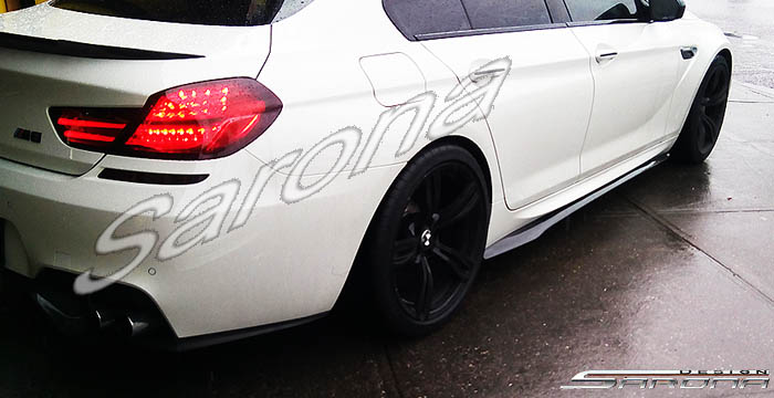 Custom BMW 6 Series  Sedan Side Skirts (2012 - 2016) - $890.00 (Part #BM-043-SS)